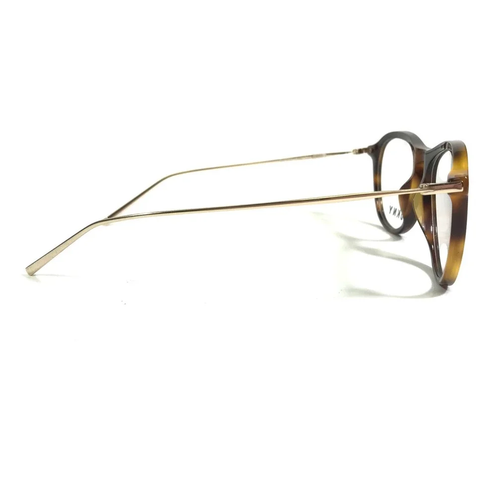 DKNY Eyeglasses Frames DK7000 240 Brown Tortoise Gold Large Round 53-18-135